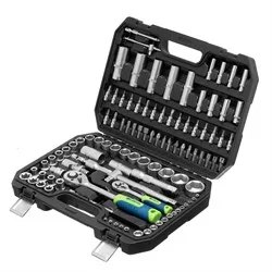 Набор инструмента 108 предмета 1/2", 1/4" Сибртех 13389