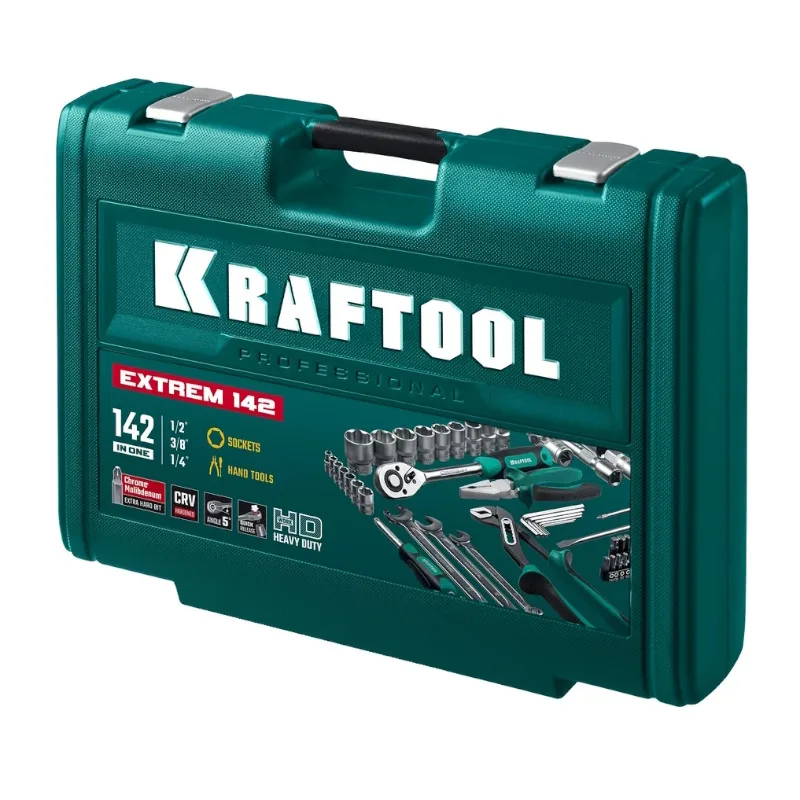 Набор универсал инструм KRAFTOOL EXTREM-142 142пр 27889-H142