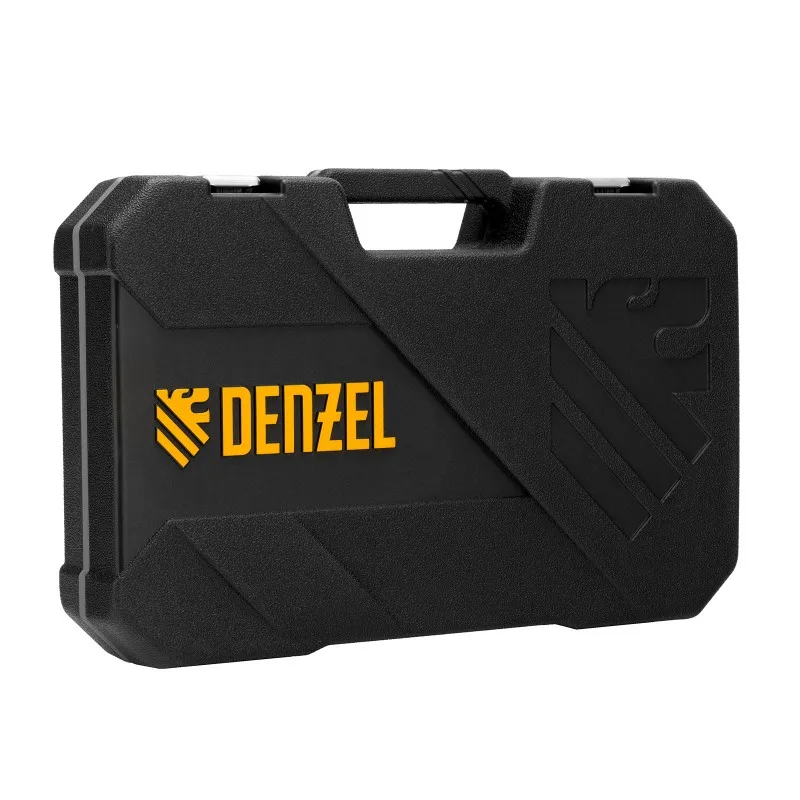 Набор инструментов 1/2", 1/4", CrV, S2, 82 предмета, кейс Denzel 15809