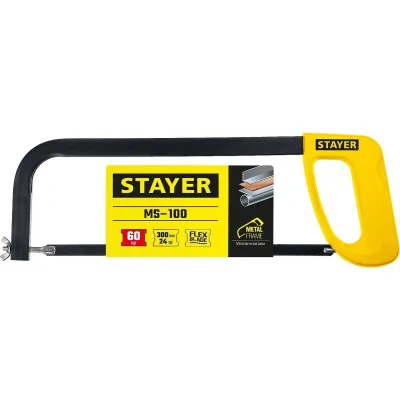 Ножовка по металлу 300мм STAYER MS-100 1576