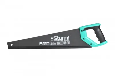 Ножовка по дереву 500мм тефлон 7TPI 3D Sturm 1060-62-500