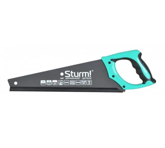 Ножовка по дереву Sturm 400мм, тефлоновое покрытие, 9TPI 3D Sturm