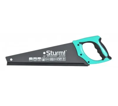 Ножовка по дереву Sturm 400мм, тефлоновое покрытие, 9TPI 3D Sturm