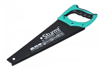 Ножовка по дереву Sturm 500мм, тефлон. покрытие, Sturm 1060-64-500