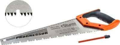 Ножовка по дереву с карандашом Sturm 3D 400мм 7-8зуб 1060-12-4007