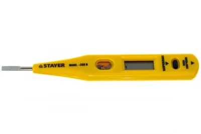Тестер напряжения STAYER "MASTER" цифровой 12-220В 125мм 45290