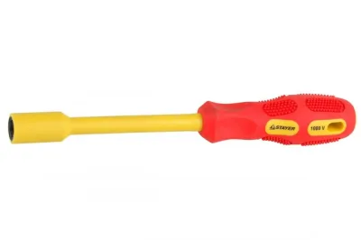 Отвертка STAYER "INSULATED" MAX-GRIP диэлектрич, Cr-V, HEX 12*125мм 25829-12-125 G