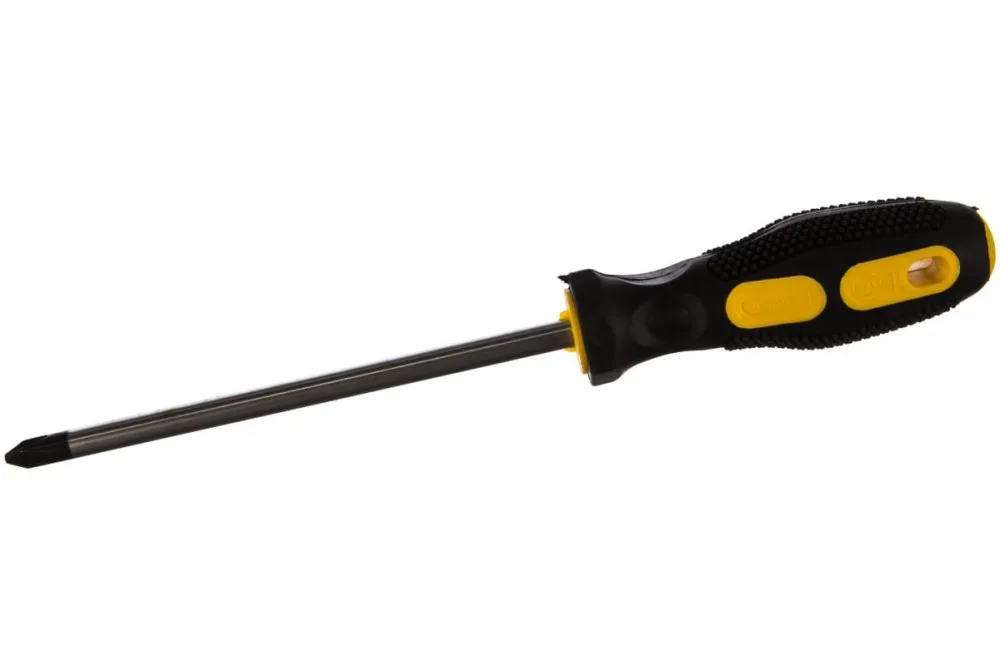 Отвертка STAYER "MASTER"PH3*150мм двухкомп рук магнитный наконечник 2510-3-15_z01