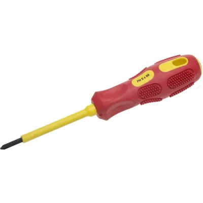 Отвертка STAYER PROFESSIONAL MAX-GRIP диэл двукомп рукоятка, Cr-V, PH №0*60мм