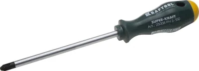 Отвертка PH3*150мм закален противоск 2х-комп рук KRAFTOOL 25008-3-150
