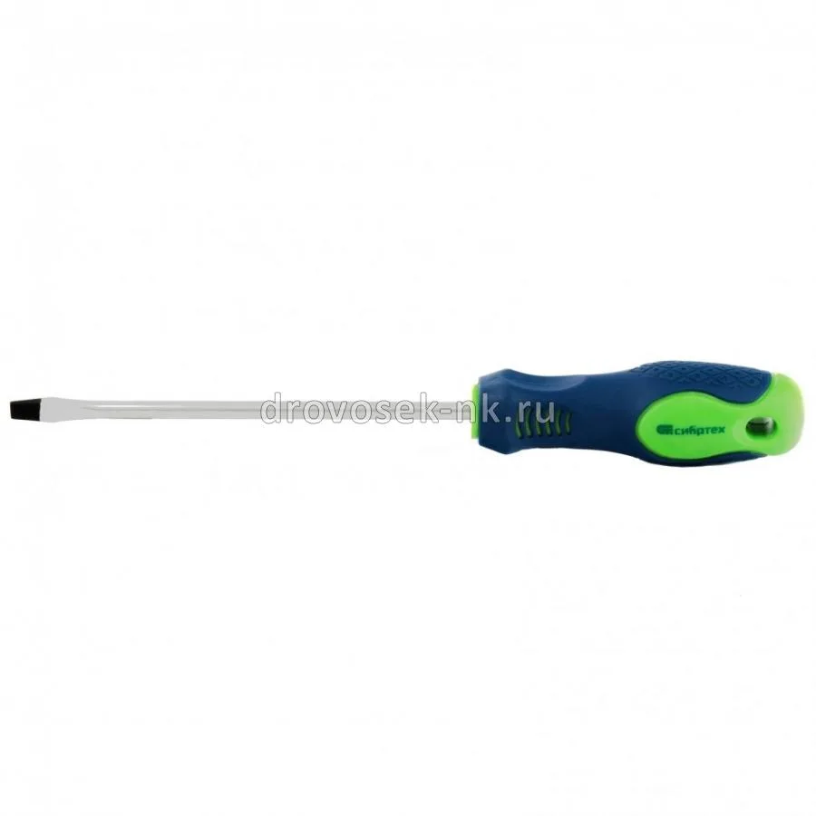 Отвертка SL6*150мм CrV 2-х комп. рукоятка CrV СИБРТЕХ 11873