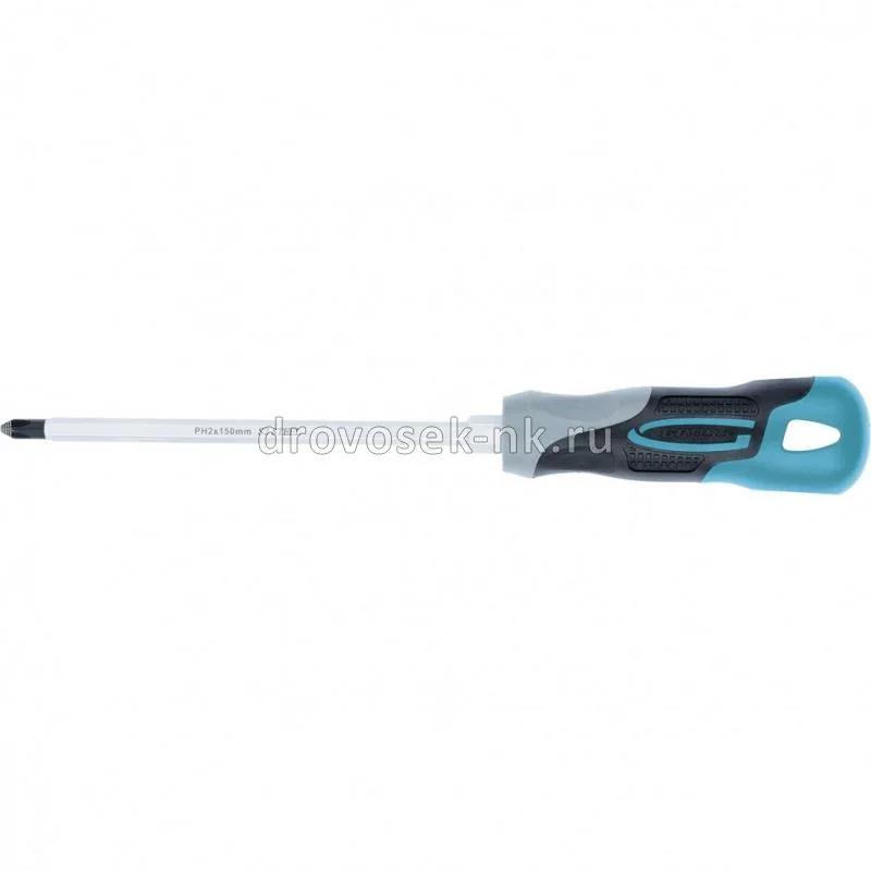 Отвертка PH2*150мм S2 трехкомп GROSS 12145