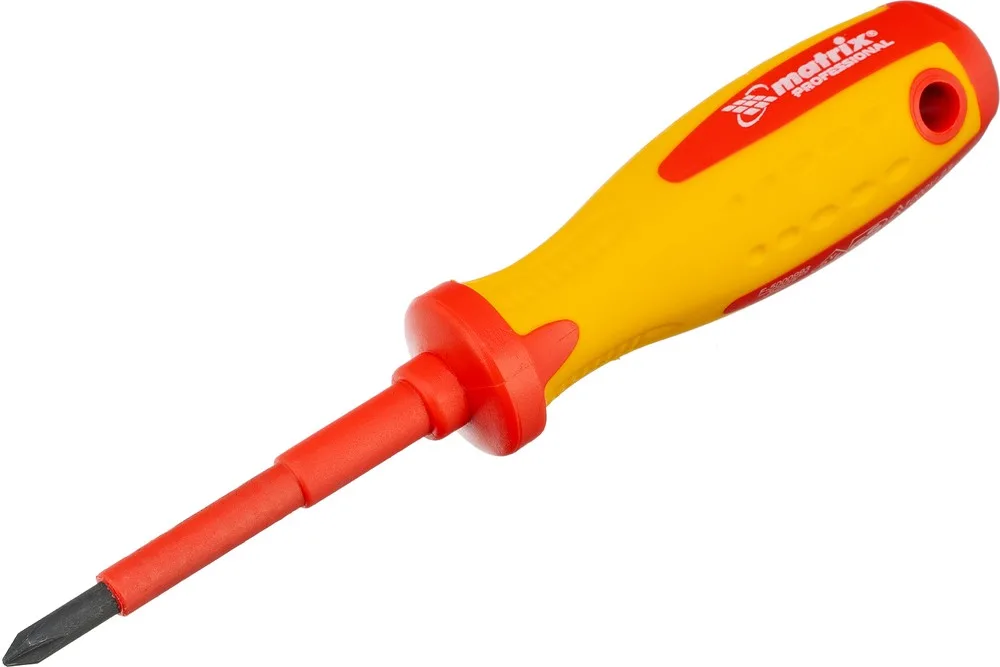 Отвертка Insulated Ph1*75мм Matrix Проф 12926