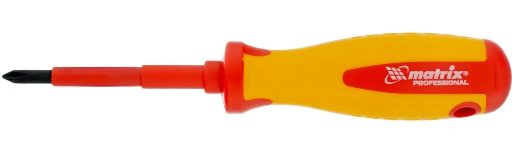 Отвертка Insulated Ph1*75мм Matrix Проф 12926