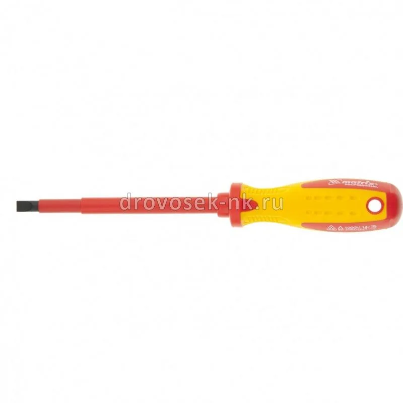 Отвертка Insulated SL 6,*150мм Matrix Проф 12920