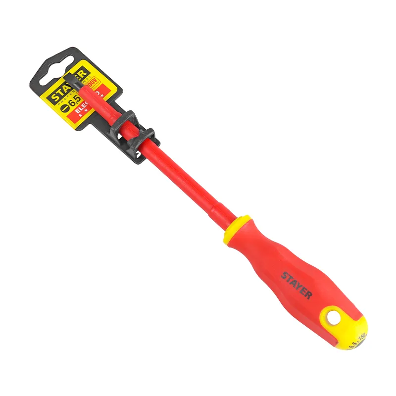 Отвертка STAYER SL6,5*150 мм диэл 1000Вт 25141-06-15_z01