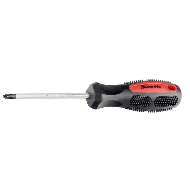 Отвертка Anti-Slip, Ph3*150 мм, CrV, двухкомп. рукоятка// MATRIX 12254