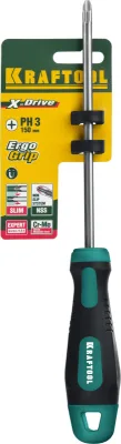 Отвертка KRAFTOOL Х-Drive PH3*150 250072-3-150