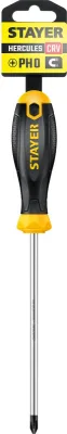 Отвертка PH1*100мм 2х-ком рукоятка, магнитный наконечник STAYER Hercules 2510-1-10