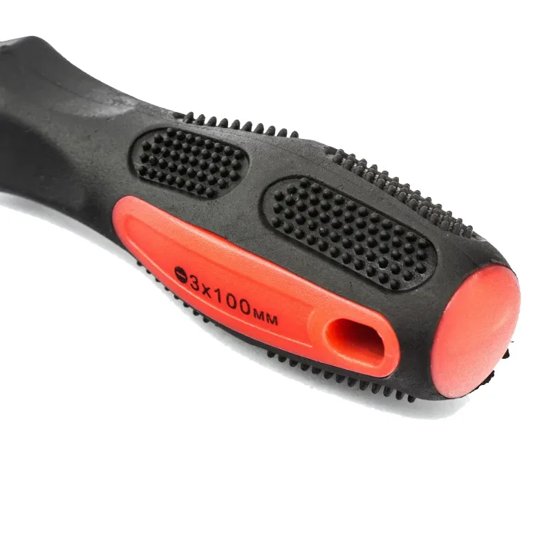 Отвертка Anti-Slip SL3,0*100 мм CrV двухкомп рук MATRIX 12208