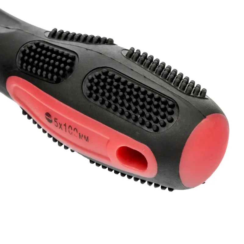 Отвертка Anti-Slip SL5,0*100 мм CrV двухкомп рук MATRIX 12216
