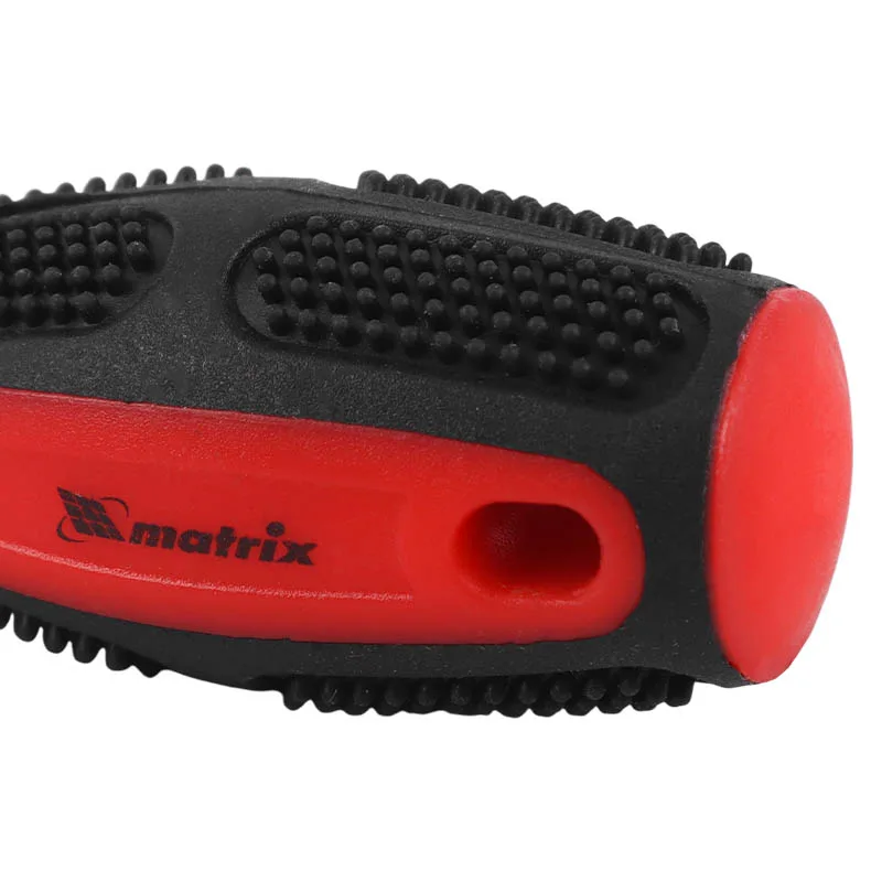 Отвертка Anti-Slip, SL4,0*100 мм, CrV,двухкомп. рукоятка MATRIX 12210