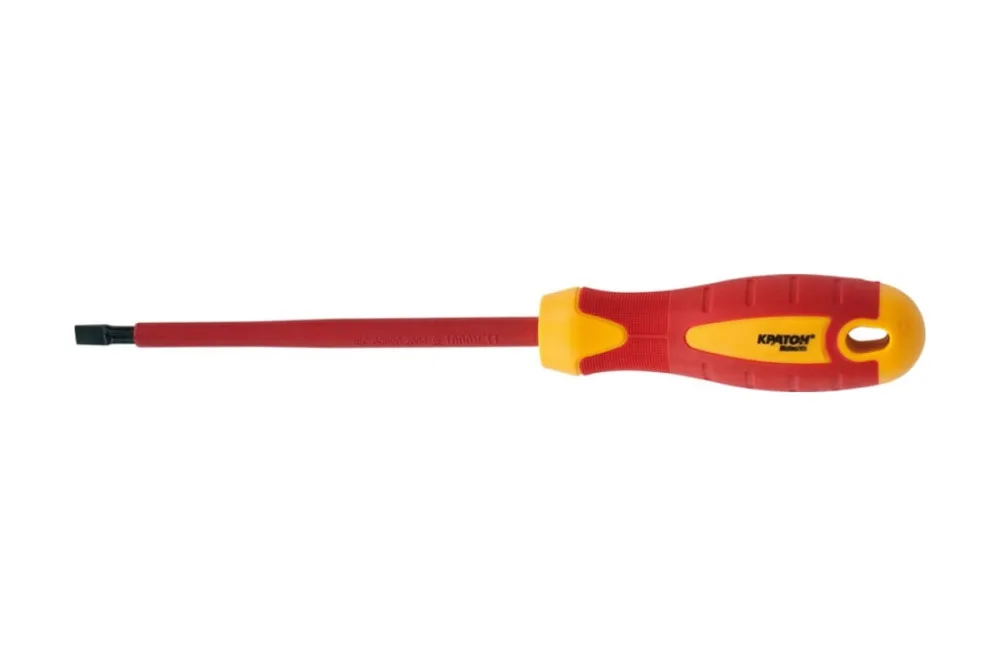 Отвертка Кратон Dielectric диэлектрическая SL6,5*150 2 09 04 016