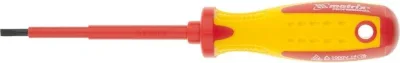 Отвертка Insulated, SL3*80 мм, CrMo, до 1000 В, двухкомп. рукоятка Matrix 12914