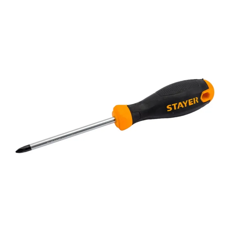 Отвертка PH2*100мм 2х-ком рукоятка, магнитный наконечник STAYER Hercules 2510-2-10_z03