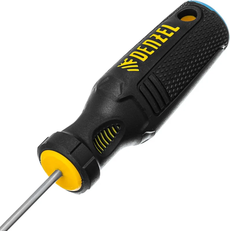 Отвертка SL3*100мм S2 3-х комп рукоятка Denzel 121907