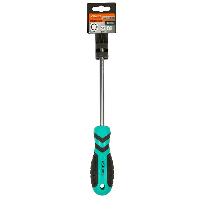 Отвертка TORX T40*150мм, магн.наконеч., эрго ручка Sturm 1040-22-T40-150