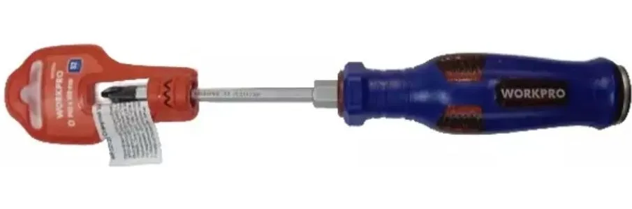 Отвертка ударная PH2*100мм S-2 WORKPRO WP221204