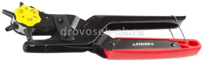 Дырокол д/кожи револьв 6в1,2-4,5мм усил Stayer Prof 22943_z01