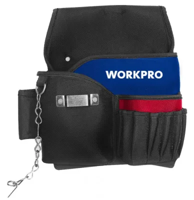 Сумка электрика поясная 600D 290*270мм WORKPRO WP281015
