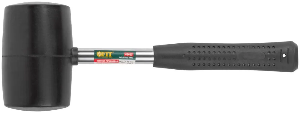 Киянка резиновая 680г металлическая ручка 65мм FIT 45465
