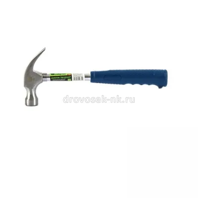 Молоток-гвоздодер 450г метал обрезин рукоят СИБРТЕХ 10436