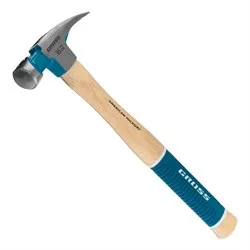 Молоток-гвоздодер 450г угол 75 магнит обрезин. рукоятка AMERICAN HICKORY Gross 10418