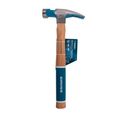 Молоток-гвоздодер,560 г магнит, обрезиненная рукоятка AMERICAN HICKORY GROSS 10419