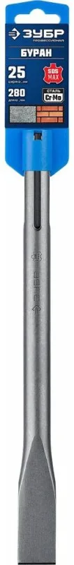 Зубило плоское 25*280мм SDS-Max ЗУБР ЭКСПЕРТ 29382-25-280