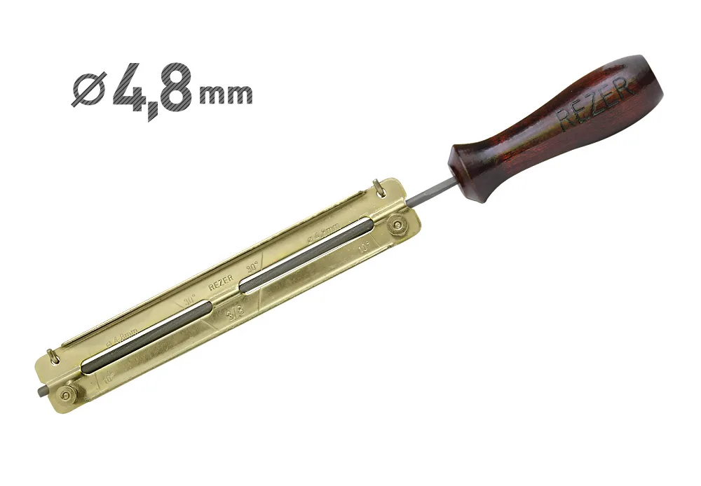 Набор заточной для цепей Rezer 4,8мм 1/4 (23341)
