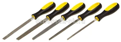Набор напильников №2 150мм 2х-комп ручка STAYER 1681-15-H5_z01