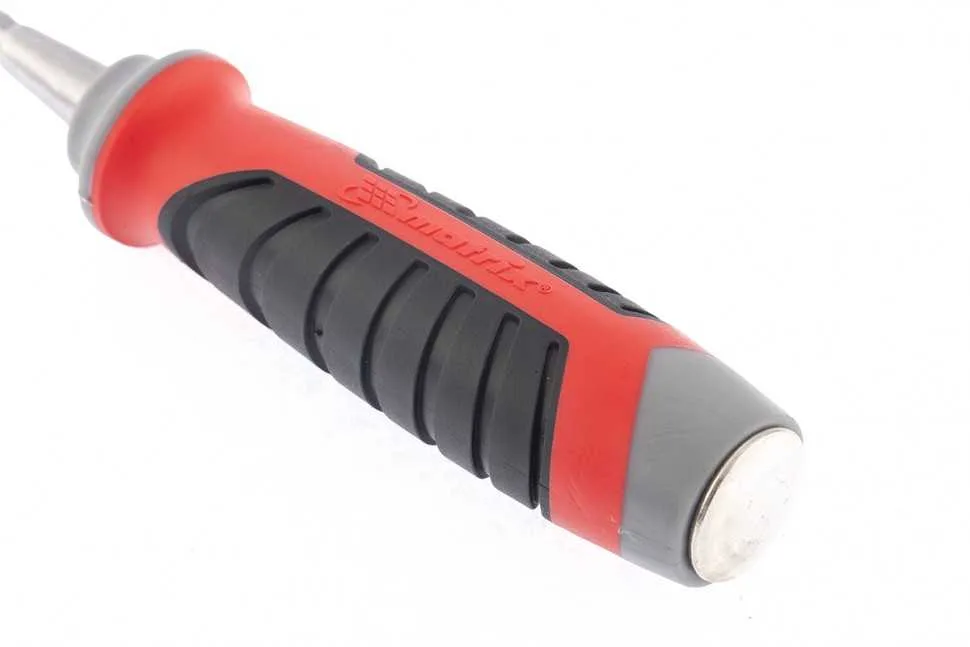 Долото-стамеска 6мм 60 CrV трехкомпонентная обрезиненная рукоятка MATRIX 24741