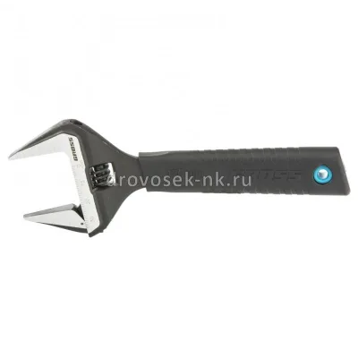 Ключ разводной, 150 мм,CrV, тонкие губки, защитные насадки Gross 15567