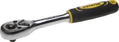 Ключ-трещотка 1/4" 45зуб. Cr-V Stayer Profi 27786-1/4