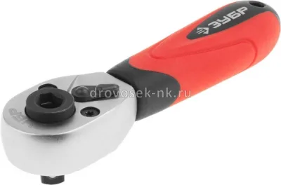 Ключ-трещотка 1/4" 72зуб. Cr-V ЗУБР МАСТЕР 27735-1/4