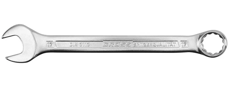 Набор ключей комбинированных 6-22мм (12 шт) CrV холодный штамп GROSS 15149