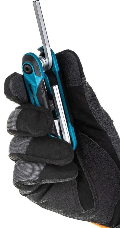 Набор ключей имбусовых HEX 1,5-8 мм CrV складные (8шт) Gross 16412