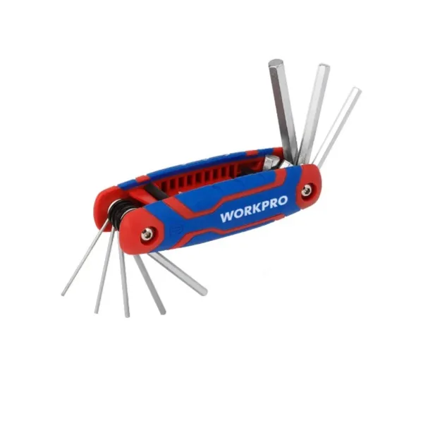Набор ключей имбусовых HEX (8шт.) складные WORKPRO WP222019
