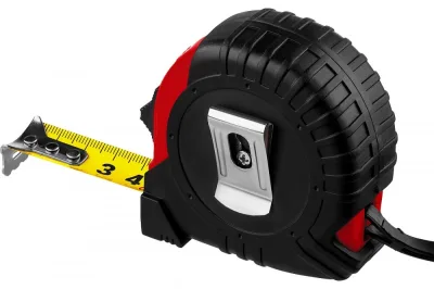 Рулетка 3м*18мм обрезин пластик корпус MIRAX Rubber 34011-03-18_z02
