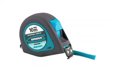 Рулетка 10м*25мм магн обрез зацеп Gross Ergonomisch 31105
